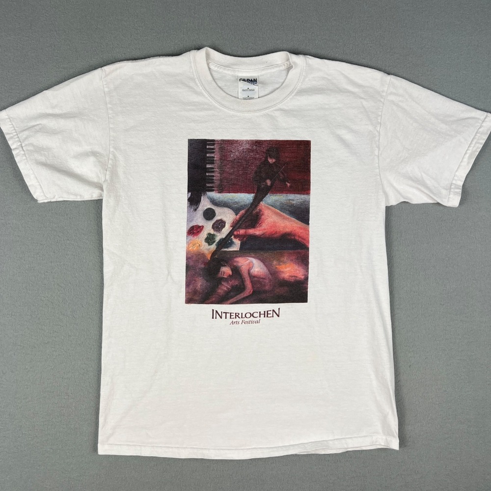 VTG Interlochen Art Festival T Shirt Mens Medium 2004‎ Summer Concert Tee Y2K